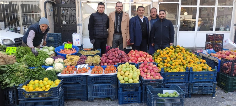 Ticaret İl Müdürümüzün Pazar Esnafı Ziyareti